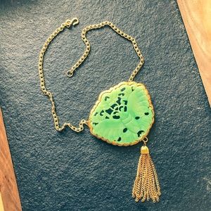 KJL Oversize Moth Necklace - Vintage